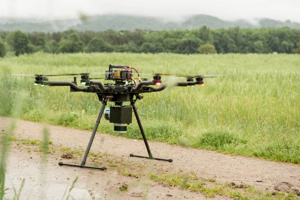 UAV Laserscanning (LiDAR Scanning) mit Scanner Drohne von LOGXON